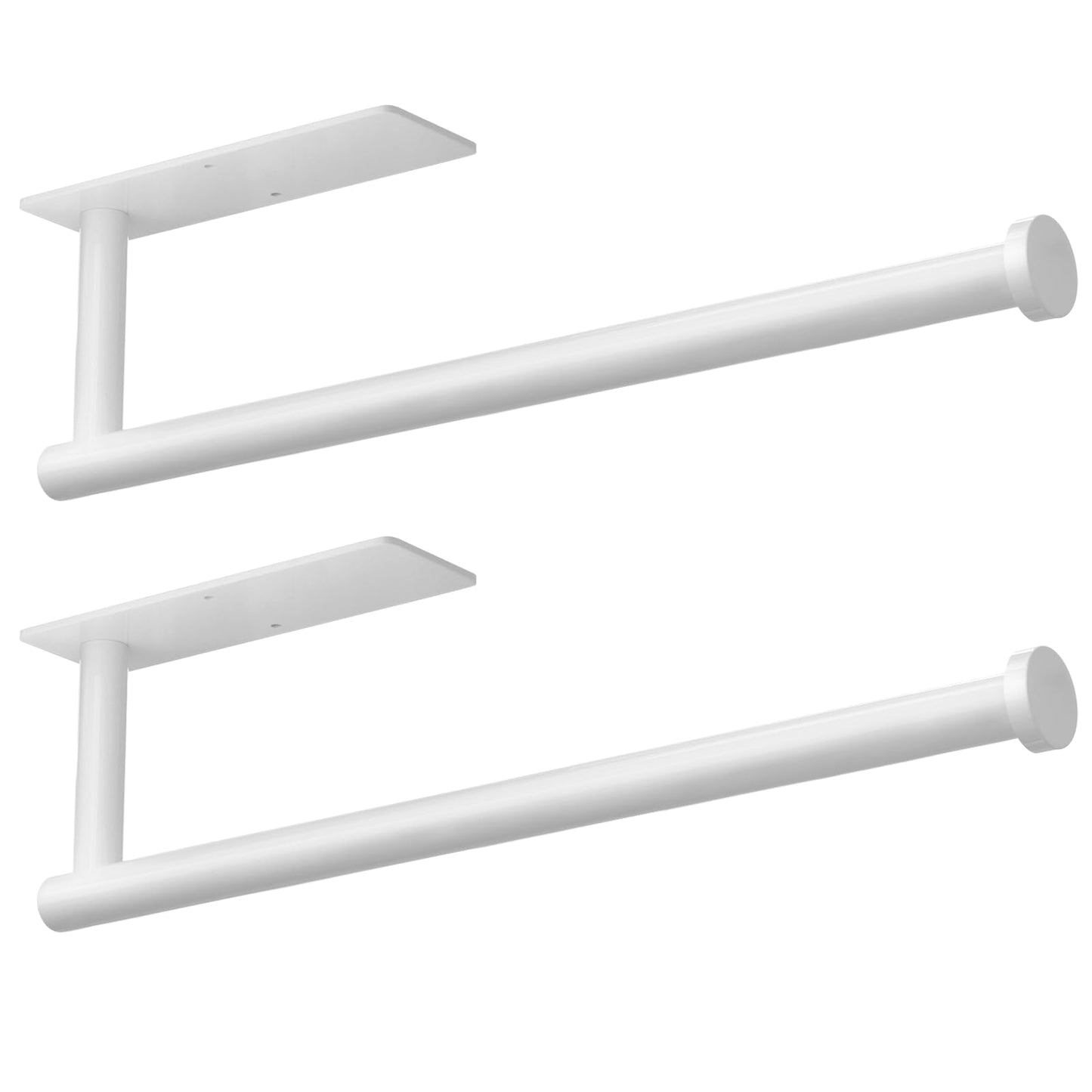 Paper Towel Holder - Self-Adhesive or Drilling, Gold, Wall Mounted, SUS304 Stainless Steel Kitchen Roll Dispenser Under Cabinet