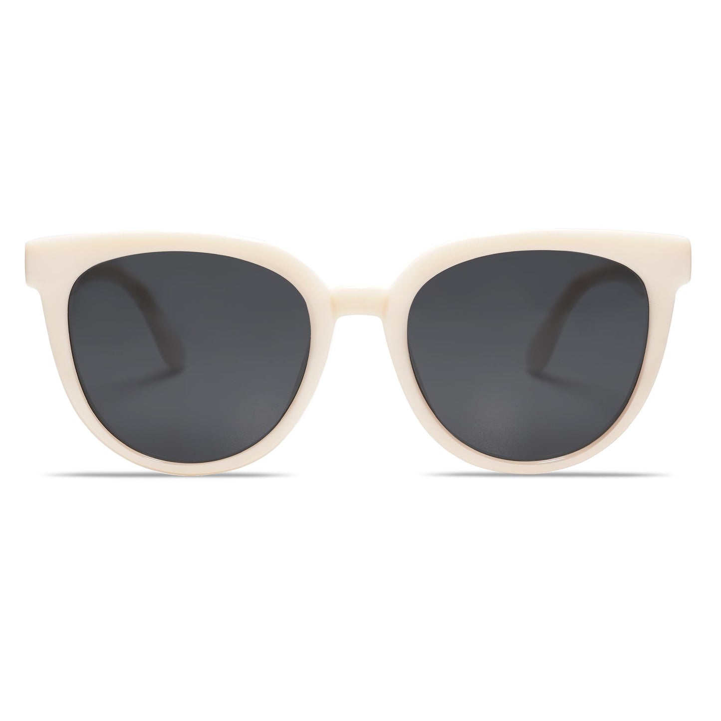 SOJOS Trendy Cat Eye Round Polarized Sunglasses for Women Fashion UV Protection Sunnies Sunglasses SJ2175