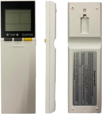 Replacement Remote Control for Mitsubishi Electric AC Air Conditioner - Compatible with MSZ-EF09NAS-U1, MSZ-EF15NAS-U1,