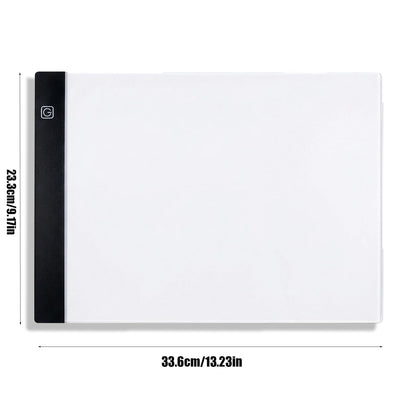 Huacan LED Light Pad Board for Diamond Painting Tablet Ultrathin 3 Level Dimmable Portable USB Charging Apply to Diamond Art Kits