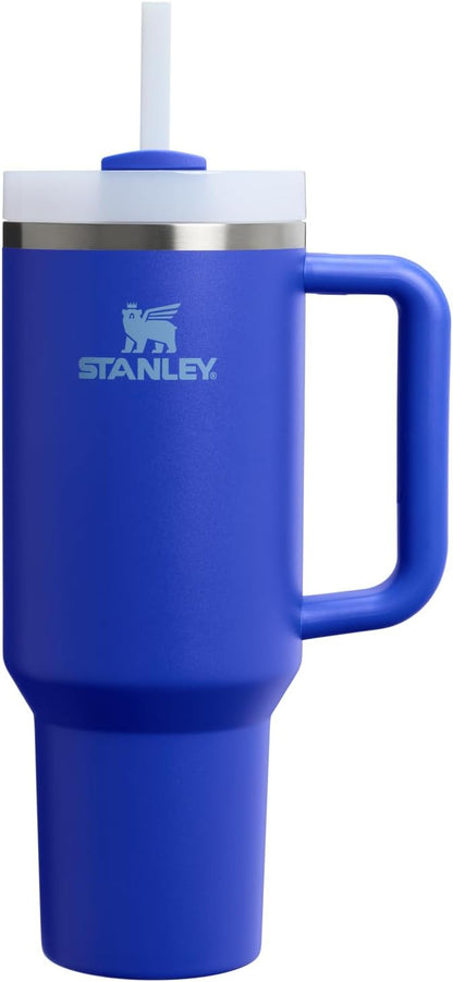 STANLEY Quencher H2.0 Tumbler - 40 oz Insulated Stainless Steel Cup with Handle & Straw | BPA-Free | Cobalt