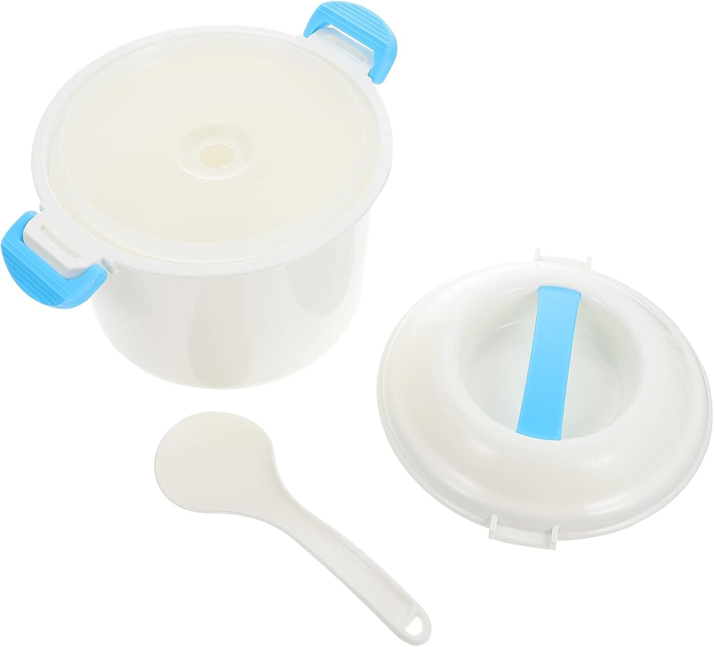 UPKOCH Mini Rice Cooker, Microwave Rice Cooker Steamer Bowl with Rice Paddle for Vegetables, Quinoa, Oatmeal, Ramen