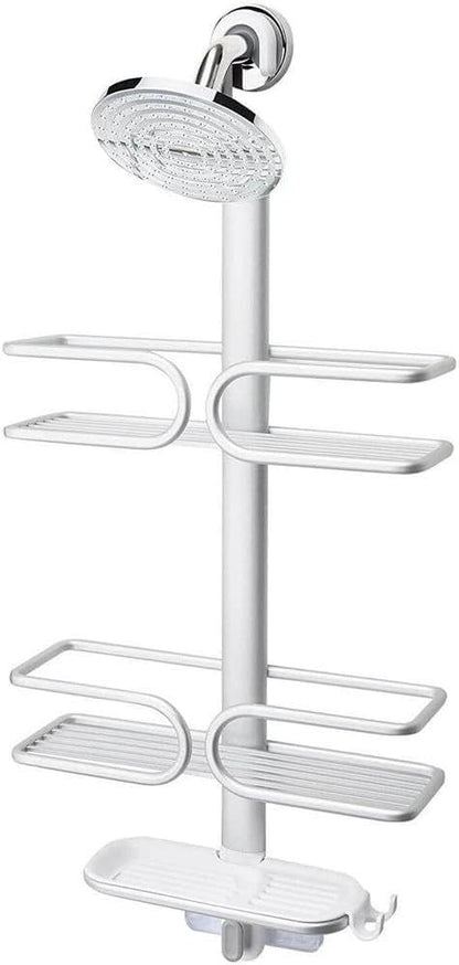OXO Good Grips Shower Caddy - 3-Tier Aluminum Design for Organized Bathroom Storage