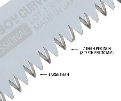 Silky Professional Series PocketBoy Curved Blade Folding Saw 170mm Large Teeth (726-17)
