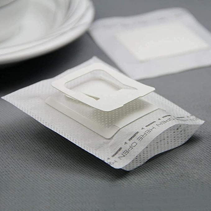 50Pcs Portable Coffee Filter Paper Bag, Hanging Ear Drip Coffee Bag, Single Serve Disposable for Travel, Camping, Home