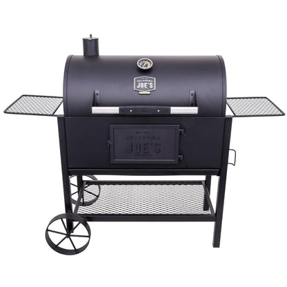 Oklahoma Joe's Judge Charcoal Grill and Smoker with 540 sq in Cooking Area in Black