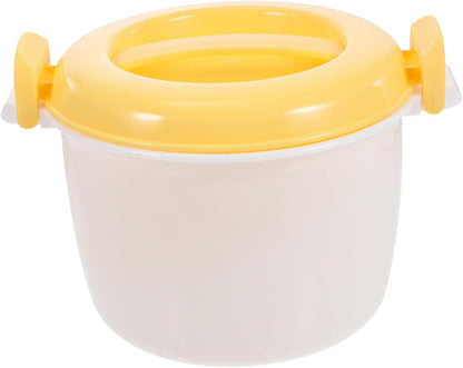Rice Cooker Microwave Pasta Pot, Office Lunch Container, Bento Rice Microwave Egg Cooker, Plastic Simple
