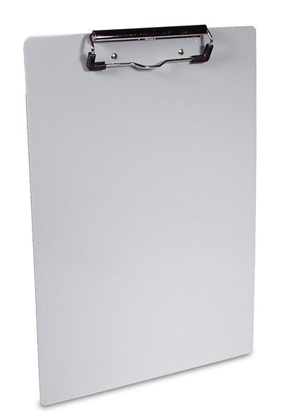 Saunders 21517 Recycled Aluminum Clipboard - Silver, Letter Size, 8.5 in. x 12 in. Document Holder with Low Profile Clip