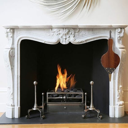 AYNEFY Manual Fireplace Bellows, Wooden Air Blower for Barbecue, Outdoor Cooking Fan Tools Accessories