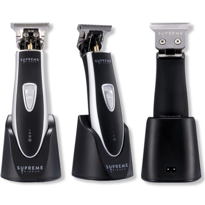 Supreme Trimmer T Shaper - Quiet Cordless Beard & Hair Trimmer for Men | 120 Min Runtime, Low Noise, Zero-Gap DLC Blade | Ideal for Sensitive Skin, Kids & Elderly | ST5206
