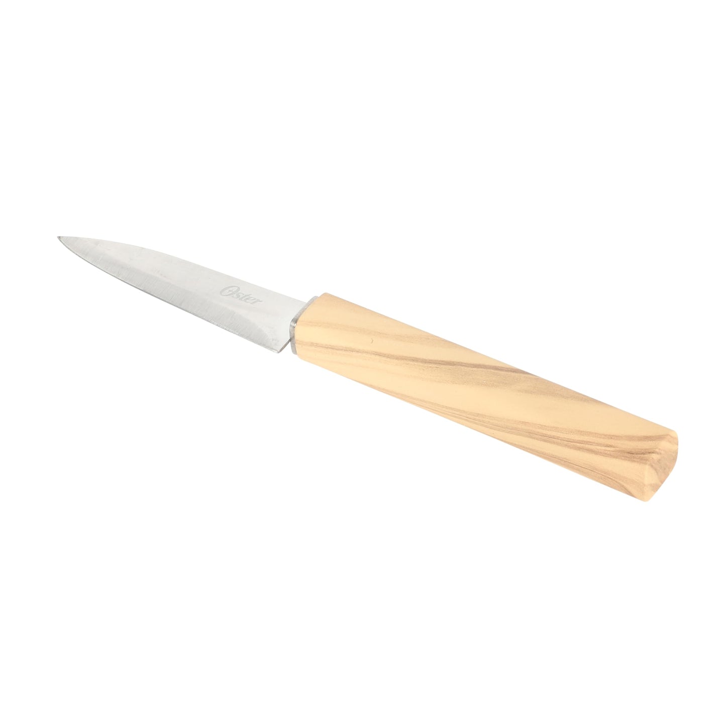 Oster Huntingfield 2 Piece Knife Set - Olive Wood Stainless Steel Chef Knife and Pairing Knife Set