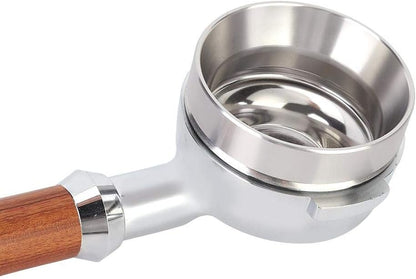 Fdit Aluminum Alloy Universal Coffee Magnetic Dosing Ring Replacement, Silver (58mm)