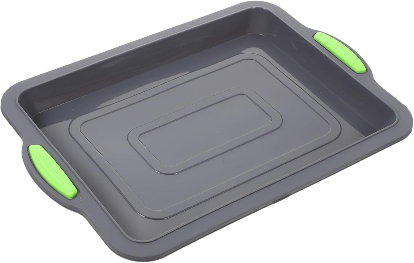 Luxshiny Sheet Cake Pan, Silicone Loaf Pan, Brownie Baking Pan, Rectangular Bakeware for Home Kitchen