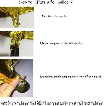 GOER Jumbo 30 Inch Red Foil Balloons - Perfect for 30th Birthday Party Decorations & Anniversaries