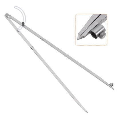 HARFINGTON Wing Divider Compass 24 Inch 600mm Adjustable Lockable Woodworking Compass with Pencil Holder for Metalworking Geometry Drawing Woodworking