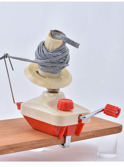 Buwico Yarn Ball Winder Manual Yarn Spinner Roller Wool String Fiber Ball Winder Yarn Ball Weaving Holder
