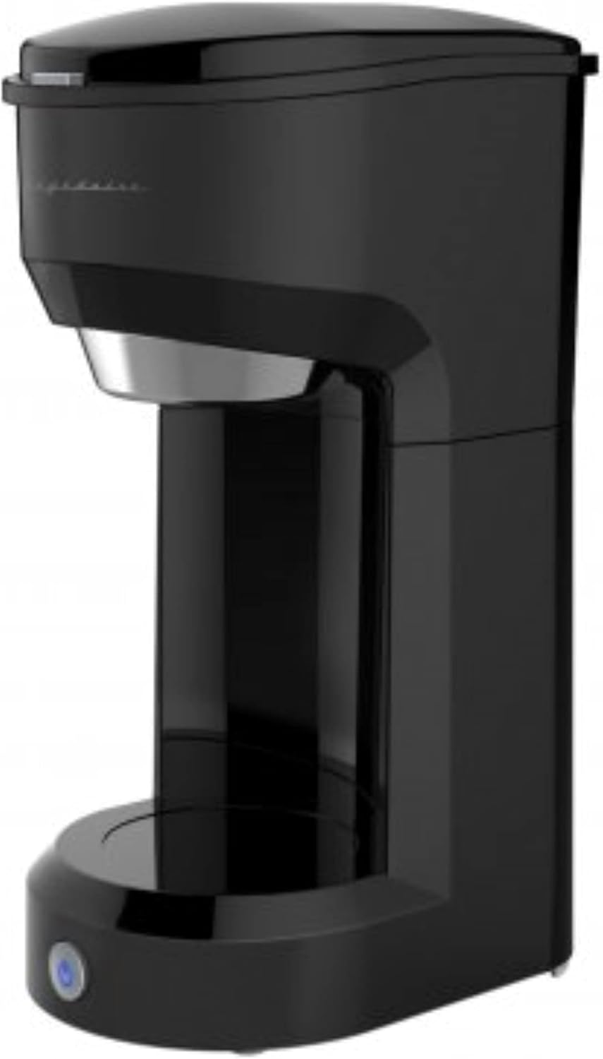 Frigidaire ECMK088-BLACK Retro Single Serve Coffee Maker, 300ml, BLACK