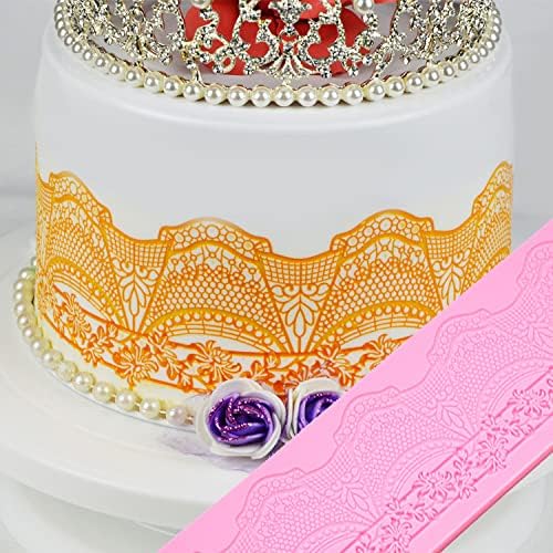 Cake Lace Mold, Silicone Lace Molds for Cake Decorating and Cupcake Top Decoration