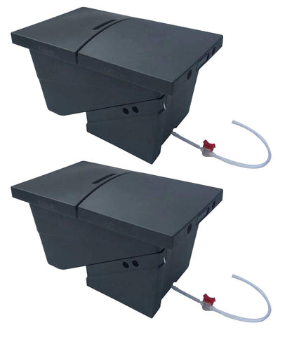 LarvaeLab Black Solider Fly Composting Bin- Easy Set up Design, Efficient and Low -Maintenance, Turn Your Food Waste into Rich Organic Soil, high -Protein Animal Feed Two Unit Set