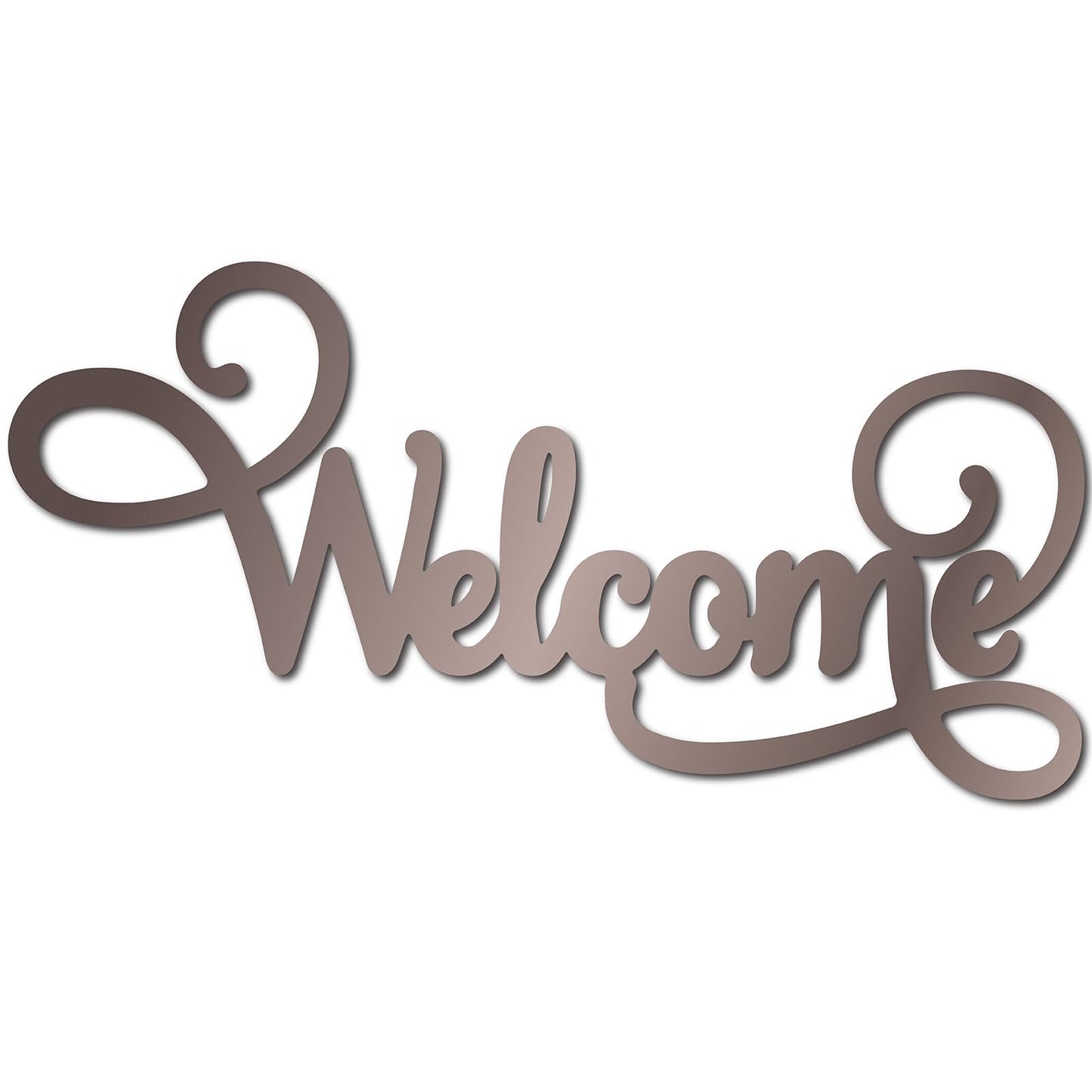 CREATCABIN Welcome Wood Cutout Sign Word Sculpture Wood Sign Unfinished Laser Cut Wooden Welcome Wall Art Decoration Hanging Rustic for Home Porch Wedding Party Classroom Farmhouse 6x12Inch