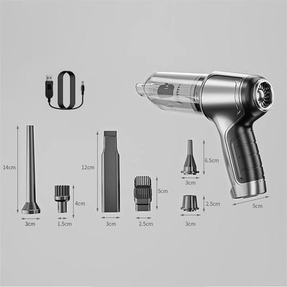 Cordless Handheld Car Vacuum Cleaner with Powerful Suction, Portable Vacuum Cleaner with Brushless Motor, 12,000 PA