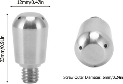 TOPINCN Coffee Machine Steam Nozzle, 3 Holes 304 Stainless Steel Accessories for CRM3605 Coffee Machine