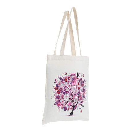 JGA JOGGING ARM 5D Art Craft Diamond Painting Shopping Canvas Tote Bag Foldable Hand bags Accessories Tray Organizer for Adult Women Handwork