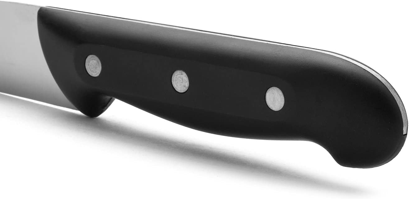 Arcos Kitchen Knife, 7 Inch Nitrum Stainless Steel, Professional Utility Knife, Black Handle