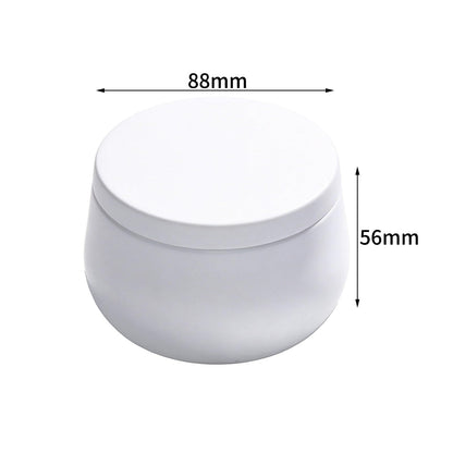 HOMAMAMOON 24 Pack Candle Tins for Making Candles, 8 oz Matte White Empty Candle Jars with Lids, Premium Seamless Metal Candle Containers Jars for DIY Craft, Small Business,Travel, Storage & Gifts