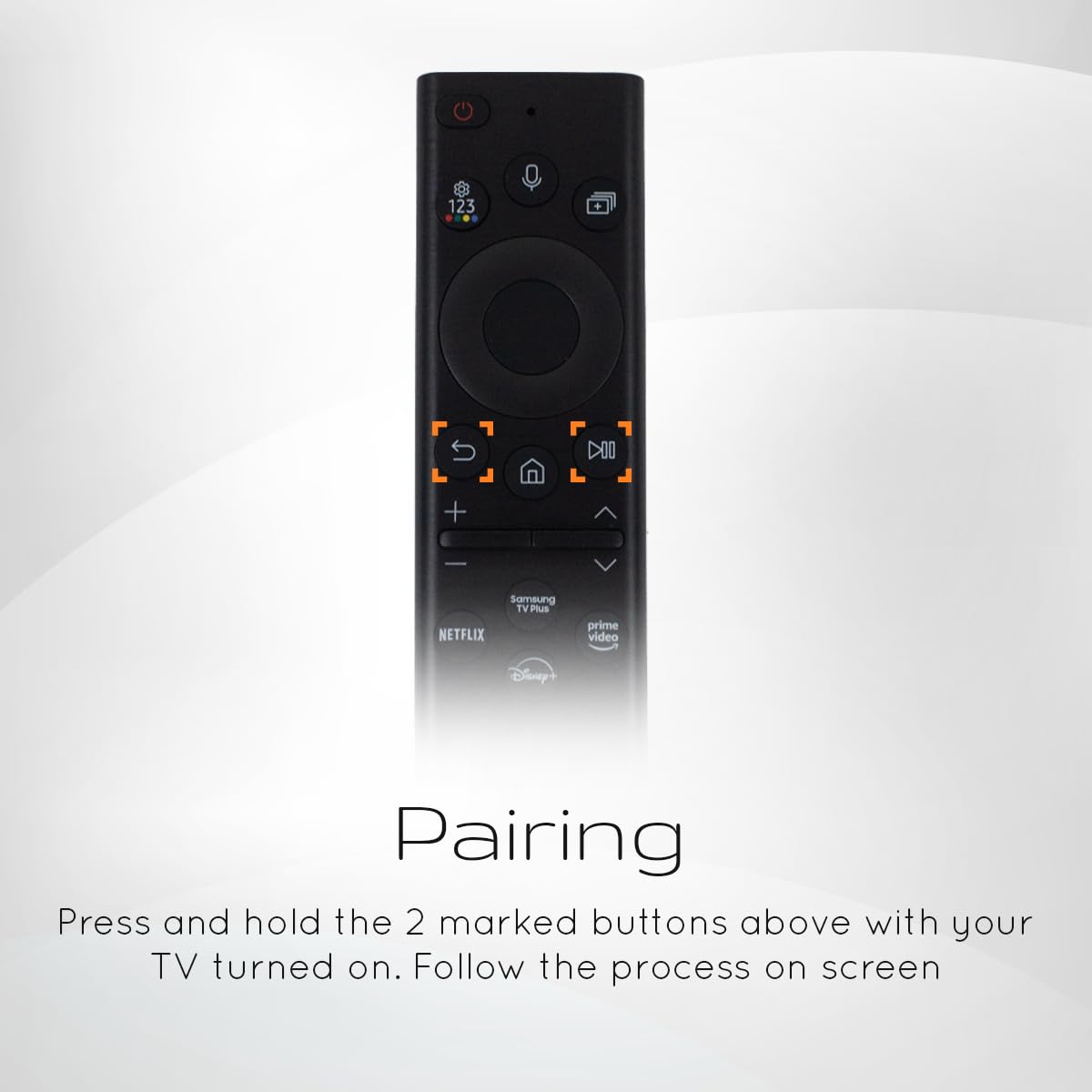 Ceybo Original Solar Voice Remote Control Replacement with YouTube Netflix Shortcut for Samsung Smart TVs, Compatible with Neo QLED 8K, QLED (BN59-01480A)