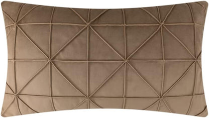 14x24 Inch 1 JWH Velvet Pillow Covers Decorative Line Throw Pillow Case Lumbar Pillowcase Soft Cushion Cover for Bed