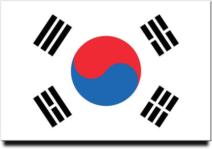 South Korea Flag Fridge Magnet, Seoul Travel Souvenir.