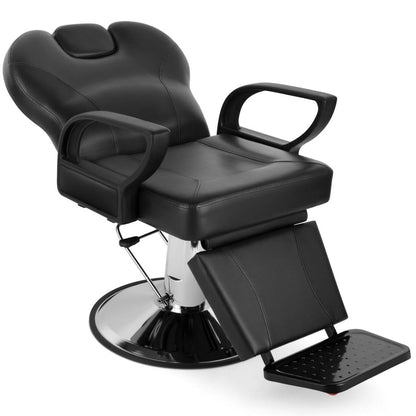 WINEDYOUNG Salon Chair for Hair Stylist, 360 Degree Rotating Barber Chair with Heavy Duty Hydraulic Pump, Spa Beauty Equipment for Hair Stylists, Tattoo Artists, Cosmetologists (Black)