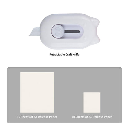 Ferixan Painting Tool Accessories for Diamond Art: Kit with Pen Tray Wax and Release Paper for Artwork Beginner 5D Craft DIY Nail