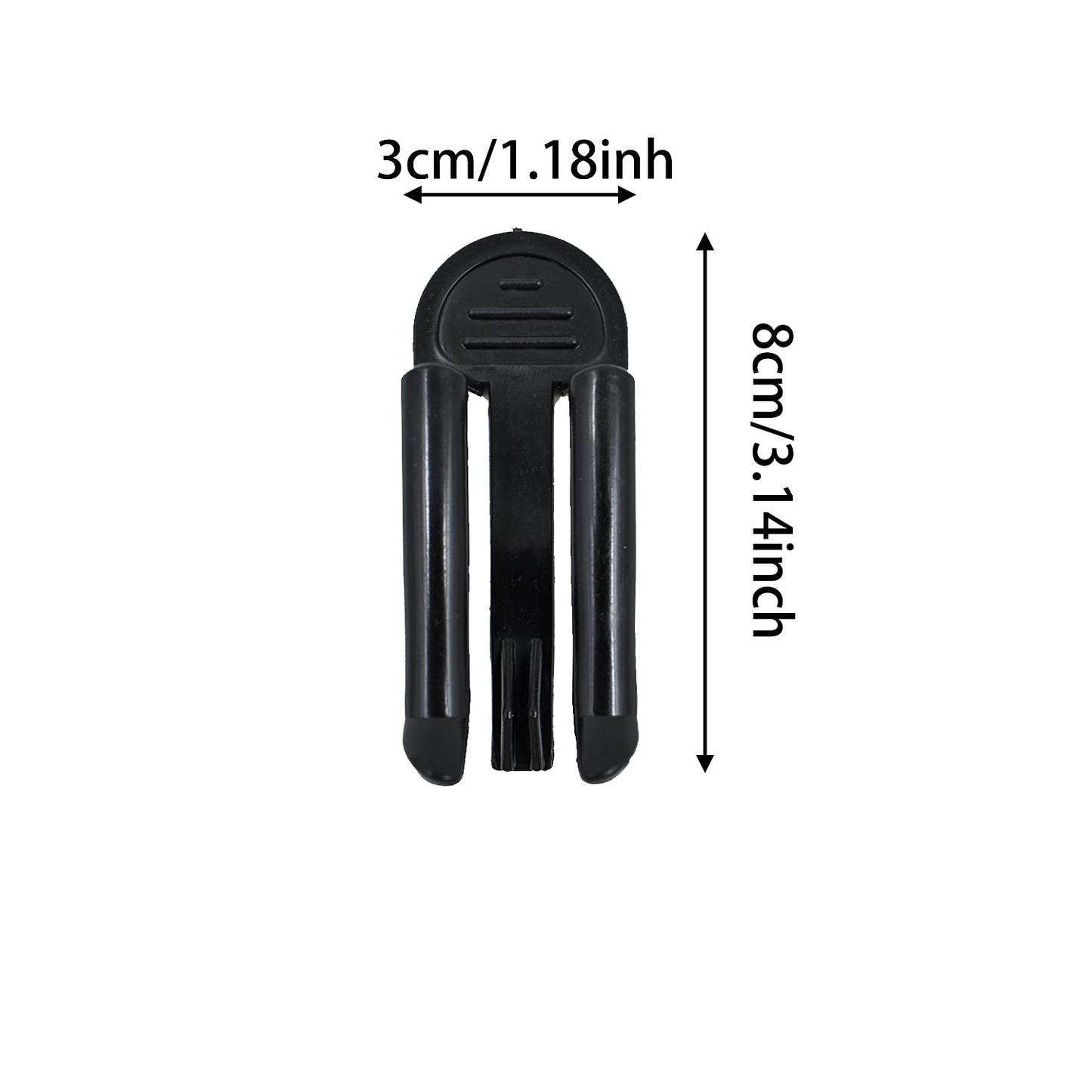 4 Pack Garbage Bin Clips, Waste Trash Can Bag Clamp Clip Holder for Home, Kitchen, Office