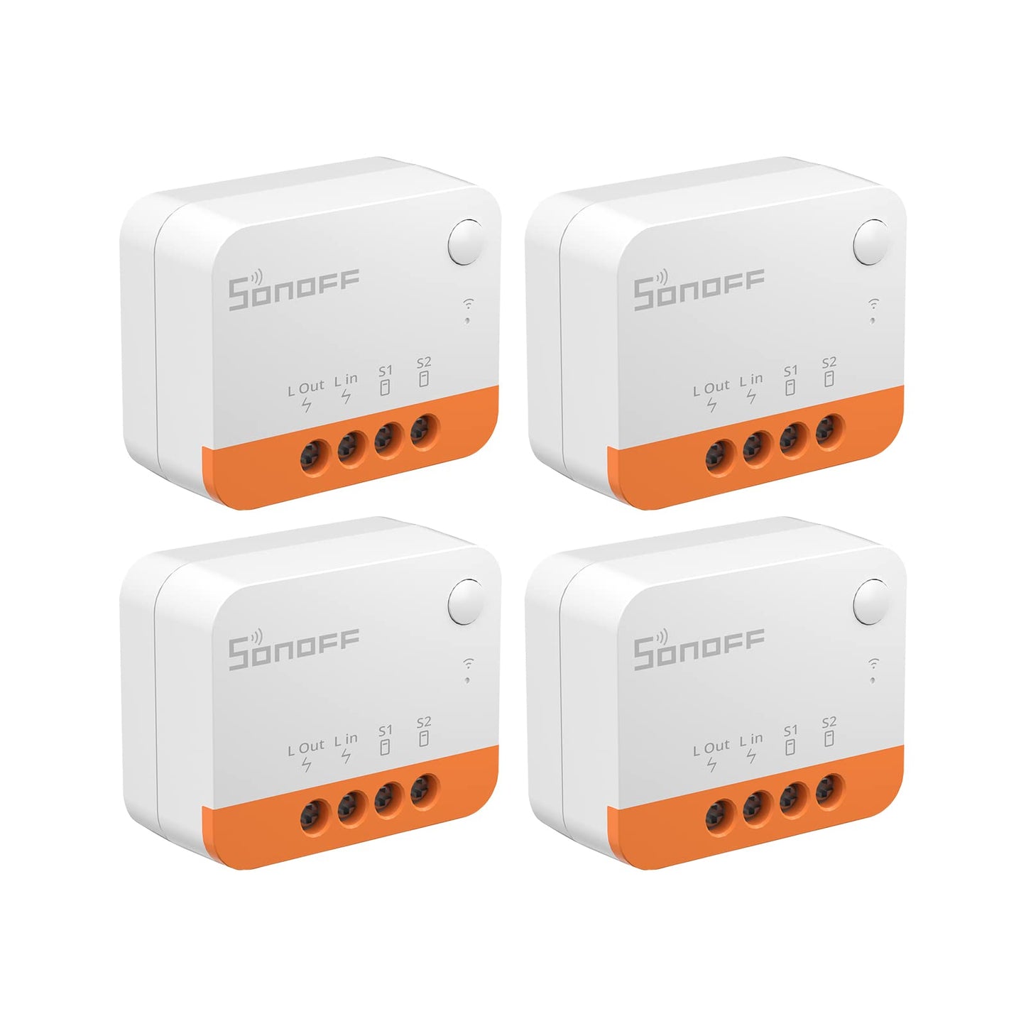 SONOFF Zigbee Smart Light Switch, No Neutral, Hub Required, 2-Way Interruptor Inteligente, Voice Control with Alexa, Google Home and SmartThings, ZBMINIL2 2 Pack