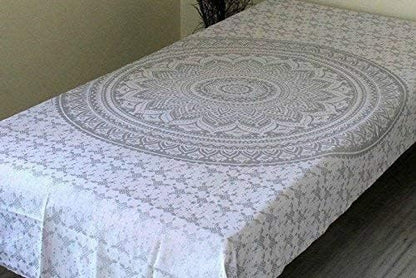 Popular Handicrafts Tapestry Wall Hanging, Ombre Hippie Mandala Bohemian Hippy Indian Tapestries Bedspread 54 x 60