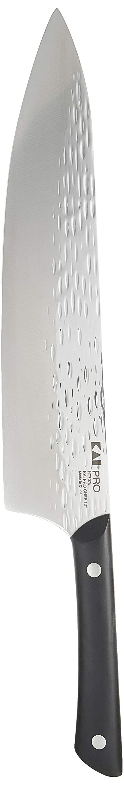 Kai PRO 6" Chef’s Knife, Hand Sharpened Kitchen Knife for Professional and Home Chefs, Japanese AUS6M Stainless Steel Blade, Full-Tang POM Handle, NSF Certified