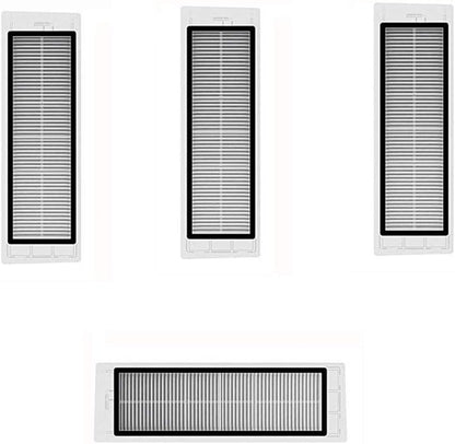 xcivi S6 Replacement Parts Kit: 4 HEPA Filters, Side Brushes, Rolling Brush for Xiaomi MiJia1 Roborock S6 S50 S51 S55
