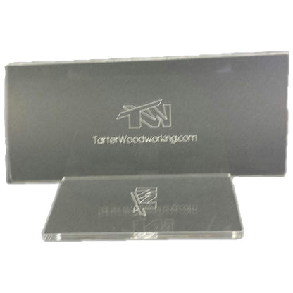 M' LIS ROUTER INLAY POSITIONING PLATES - Acrylic Router Inlay Templates for Precise Wood Inlay Designs by Tarter Woodworking Multiple Layer Inlay System, works with router inlay kit, Made in USA