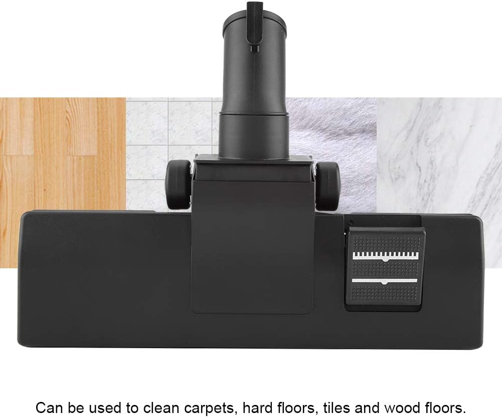 Vacuum Cleaner Head Plastic Adjustable Carpet Floor Brush Nozzle Tool for 32mm Inner Diameter