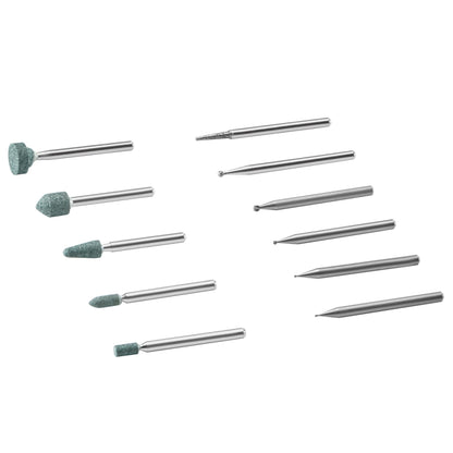 Dremel 729-01 11-Piece Carving & Engraving Rotary Tool Accessories Kit - Includes Engraving Bits & Grinding Stones- Ideal for Wood, Metal, and Glass