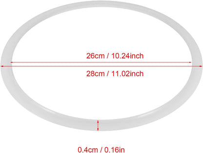 Pressure Cooker Replacement Joint, Silicone Gasket Rings for 8L & 6L Cocotte Minute Seb, Kitchen Tool (26cm)