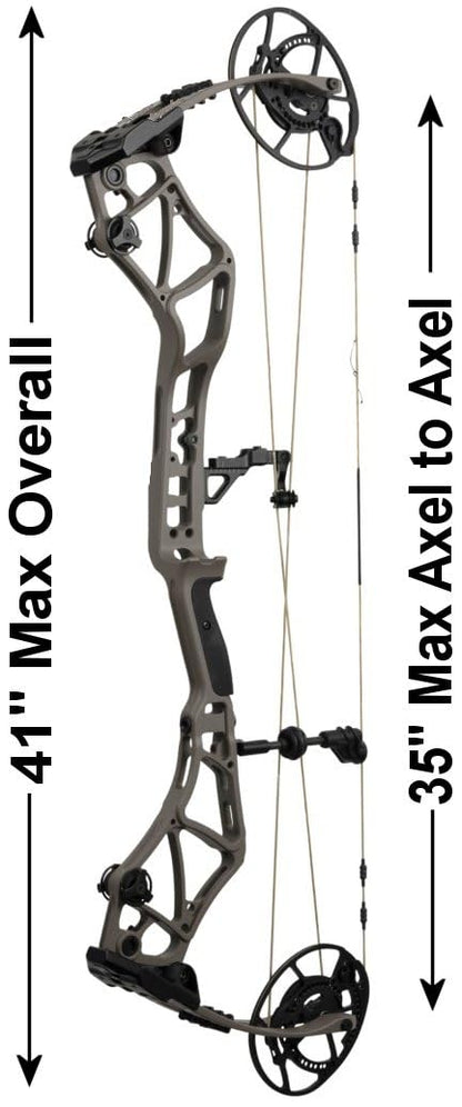 Case Club Parallel Limb Compound Bow Case Gen2. Pre-Cut, Wheeled, Waterproof, Lockable.