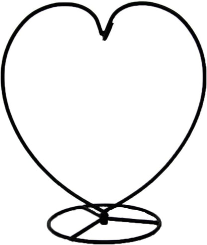 WAJJ Big Heart-shaped Ornament Display Stand Iron Pothook for Hanging Glass Terrarium - Creative Home Garden Wedding