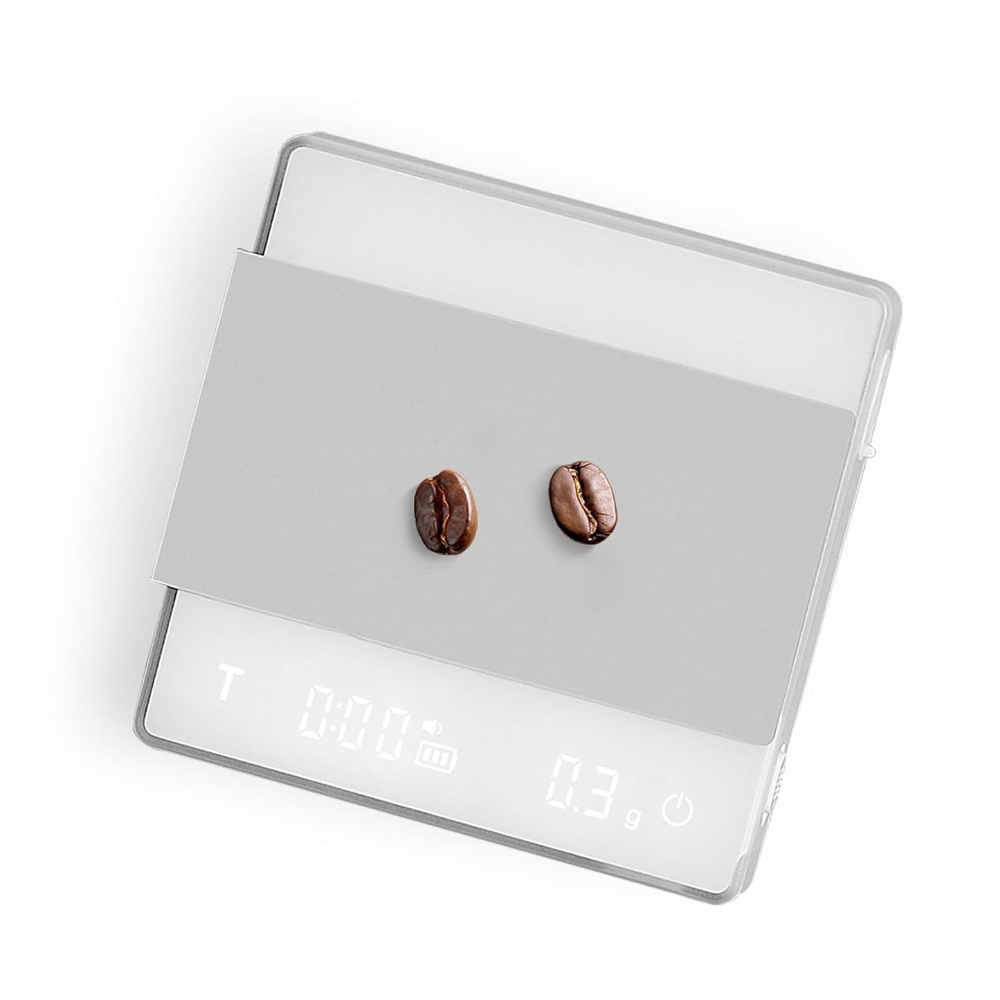 MHW-3BOMEBR 0.1g 0.3-2kg, ES6028W-OS Espresso Scale with Auto Timer, Rechargeable Coffee Scale for Barista, High