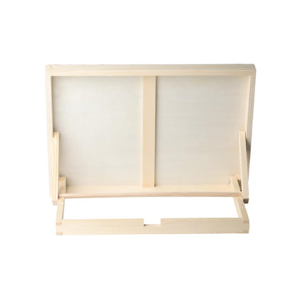 Aiokuo Tabletop Wooden Easel Stand, Adjustable Art Easel for Painting, Drawing, Sketching, Canvas, Books & Artwork Display