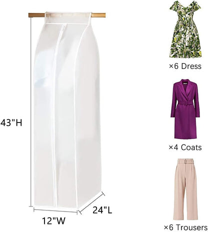 XIAKE Garment Bags, Moth-proof Dust Cover for Clothes, Premium Thickened Storage Bag, Moisture-proof