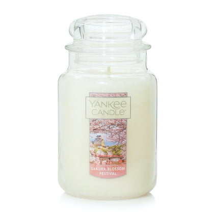 Yankee Candle Sakura Blossom Festival Large Jar Candle White Rose