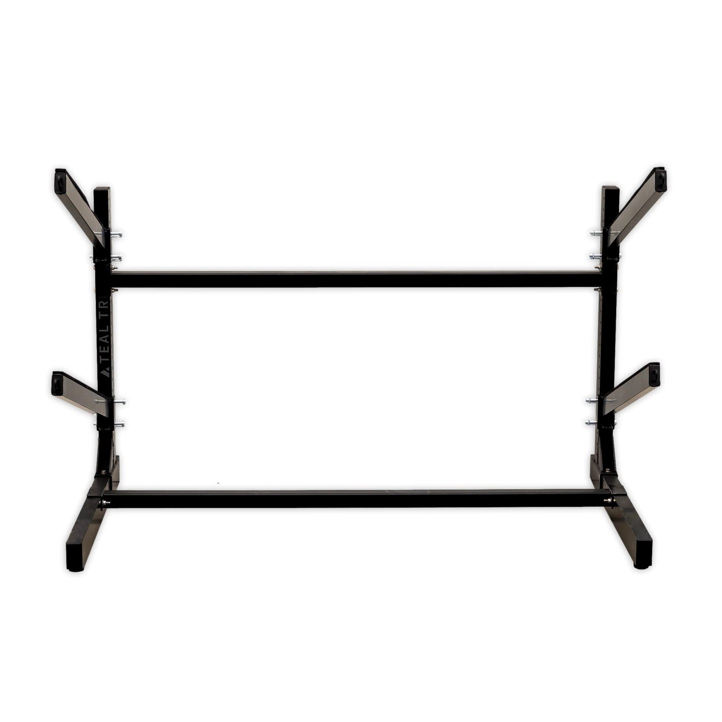 Teal Triangle Freestanding Kayak Storage Rack – 2 Kayak Rack & Canoe Rack – Indoor Outdoor Kayak – Adjustable Surfboard & Stand Up Paddle Board Holder – Adjustable Storage Stand - Black